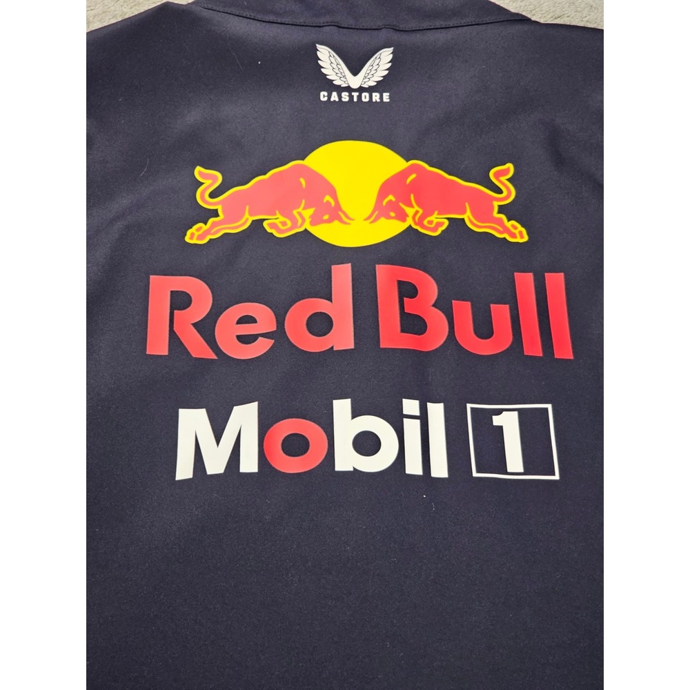 Castore Oracle Red Bull Racing F1 Team Vest Softshell Zip Up Formula 1 Navy M - Picture 6 of 9